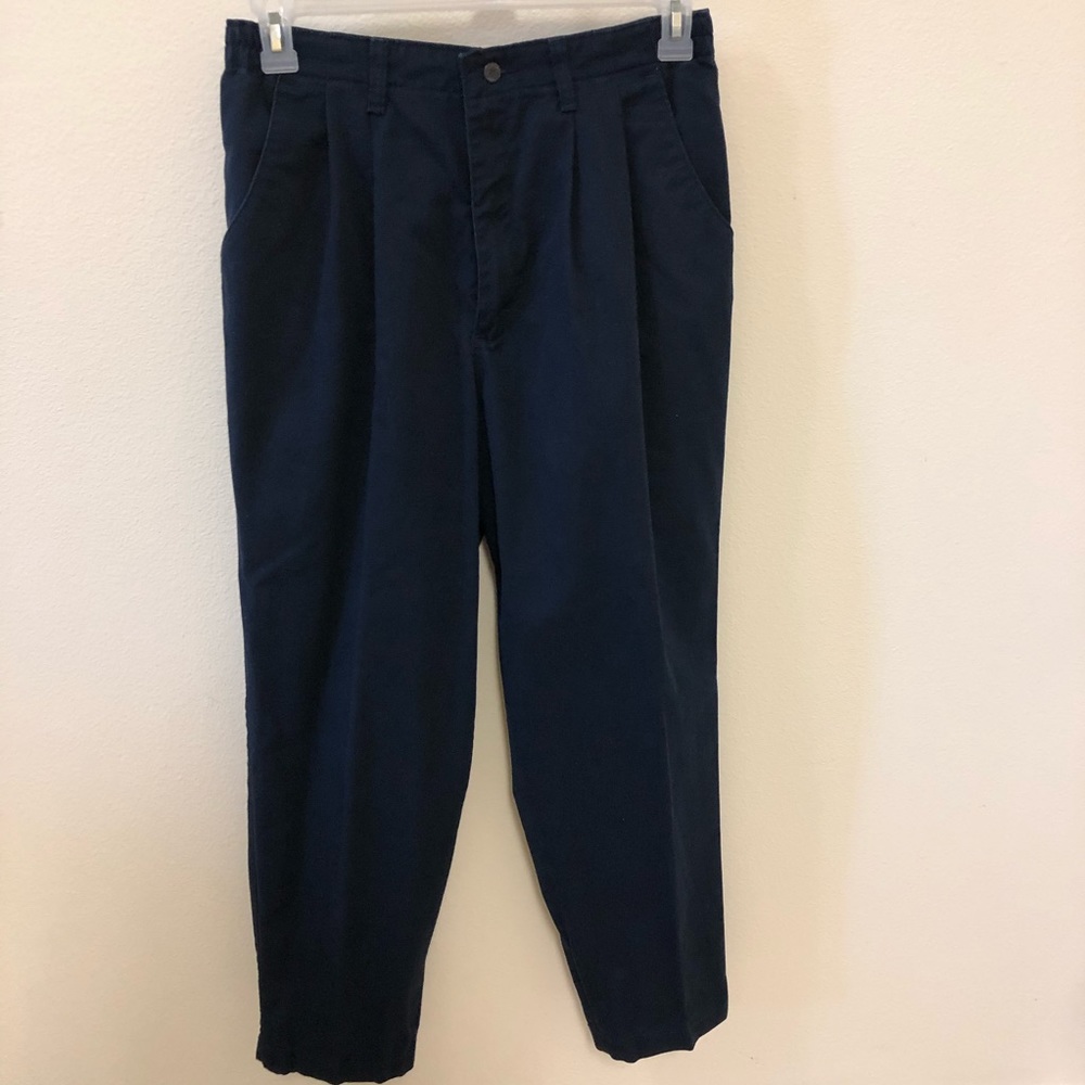 14 short vintage Lee dark blue high rise pants